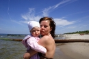 Na plaży w Dziwnowie